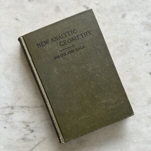Vintage edition of NEW ANALYTIC GEOMETRY Book